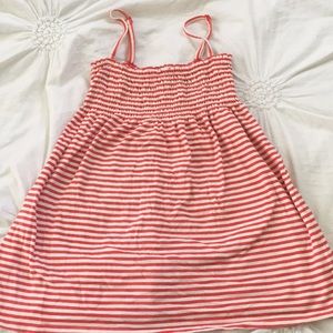 Striped frilly top
